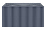 Elite 14x12-ft Anthracite Corrosion-Resistant Steel Shed W8Y9 - product image 6