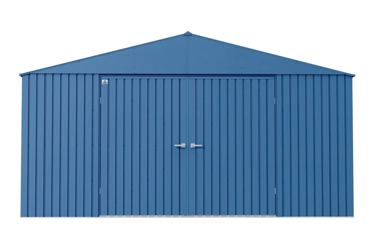 Elite 14x16-ft Blue Grey Corrosion-Resistant Steel Shed F5J1 - product image 3