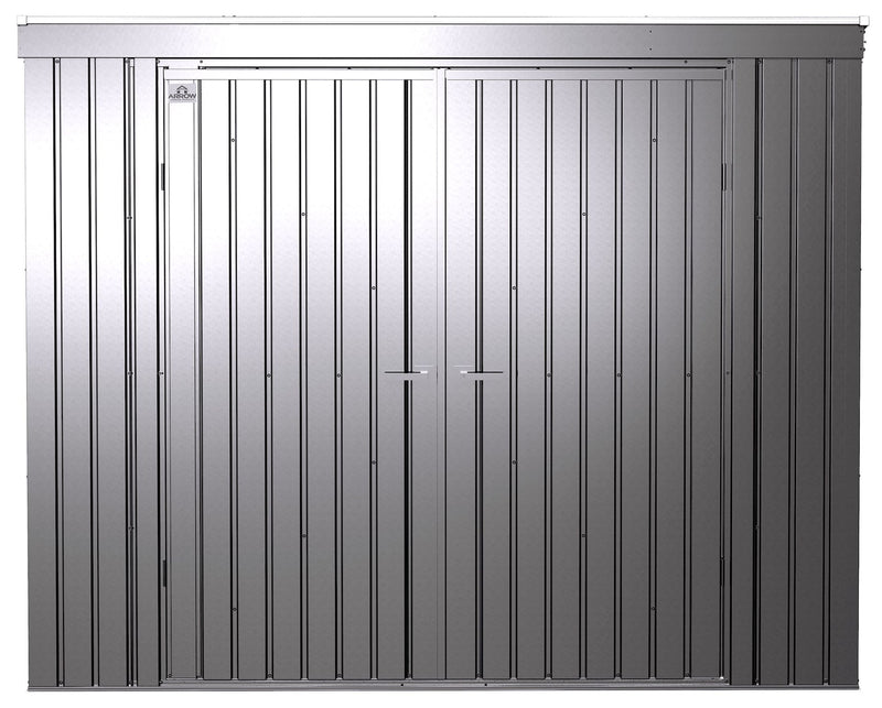 Elite 8x4-ft Galvalume Corrosion-Resistant Steel Shed R1Q5