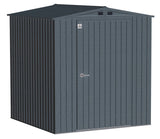 Elite Steel Storage Shed with Pent Roof, Anthracite, 6-ft x 6-ft L6A6 - product image 1