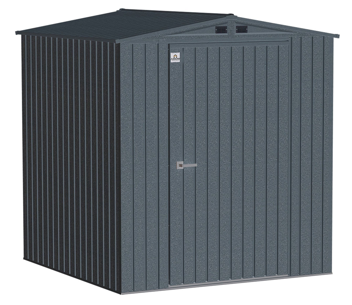 Elite Steel Storage Shed with Pent Roof, Anthracite, 6-ft x 6-ft L6A6 - product image 1