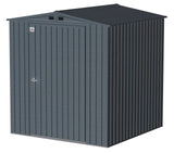 Elite Steel Storage Shed with Pent Roof, Anthracite, 6-ft x 6-ft L6A6 - product image 2