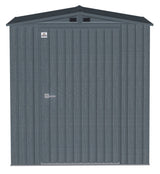 Elite Steel Storage Shed with Pent Roof, Anthracite, 6-ft x 6-ft L6A6 - product image 3