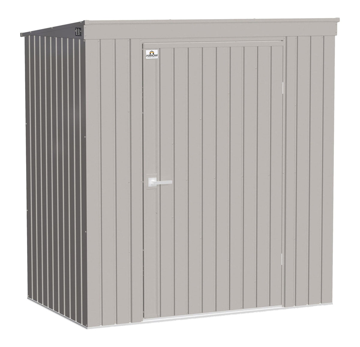 Elite Steel Storage Shed with Pent Roof, Cool Grey, 6-ft x 4-ft C3T6 - product image 1