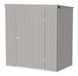 Elite Steel Storage Shed with Pent Roof, Cool Grey, 6-ft x 4-ft C3T6 - product image 2
