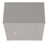 Elite Steel Storage Shed with Pent Roof, Cool Grey, 6-ft x 4-ft C3T6 - product image 5