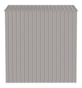 Elite Steel Storage Shed with Pent Roof, Cool Grey, 6-ft x 4-ft C3T6 - product image 6
