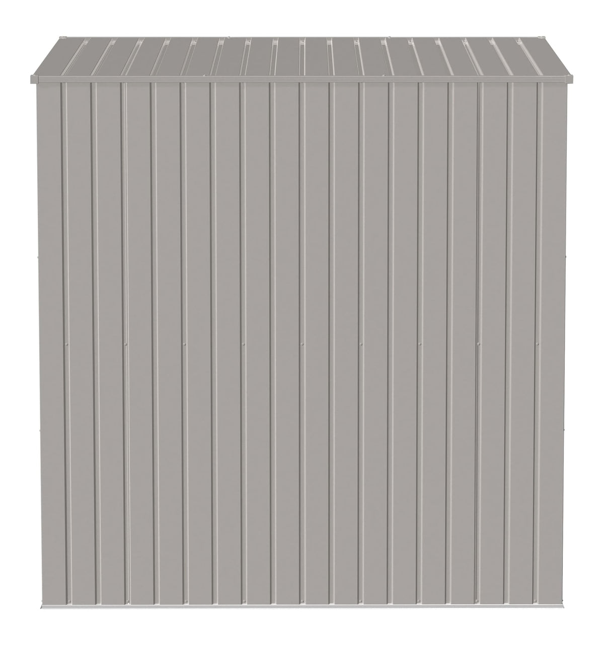 Elite Steel Storage Shed with Pent Roof, Cool Grey, 6-ft x 4-ft C3T6 - product image 6