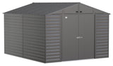 Select Galvanized Steel Storage Shed, Charcoal, 10-ft x 12-ft V6C0 - product image 1