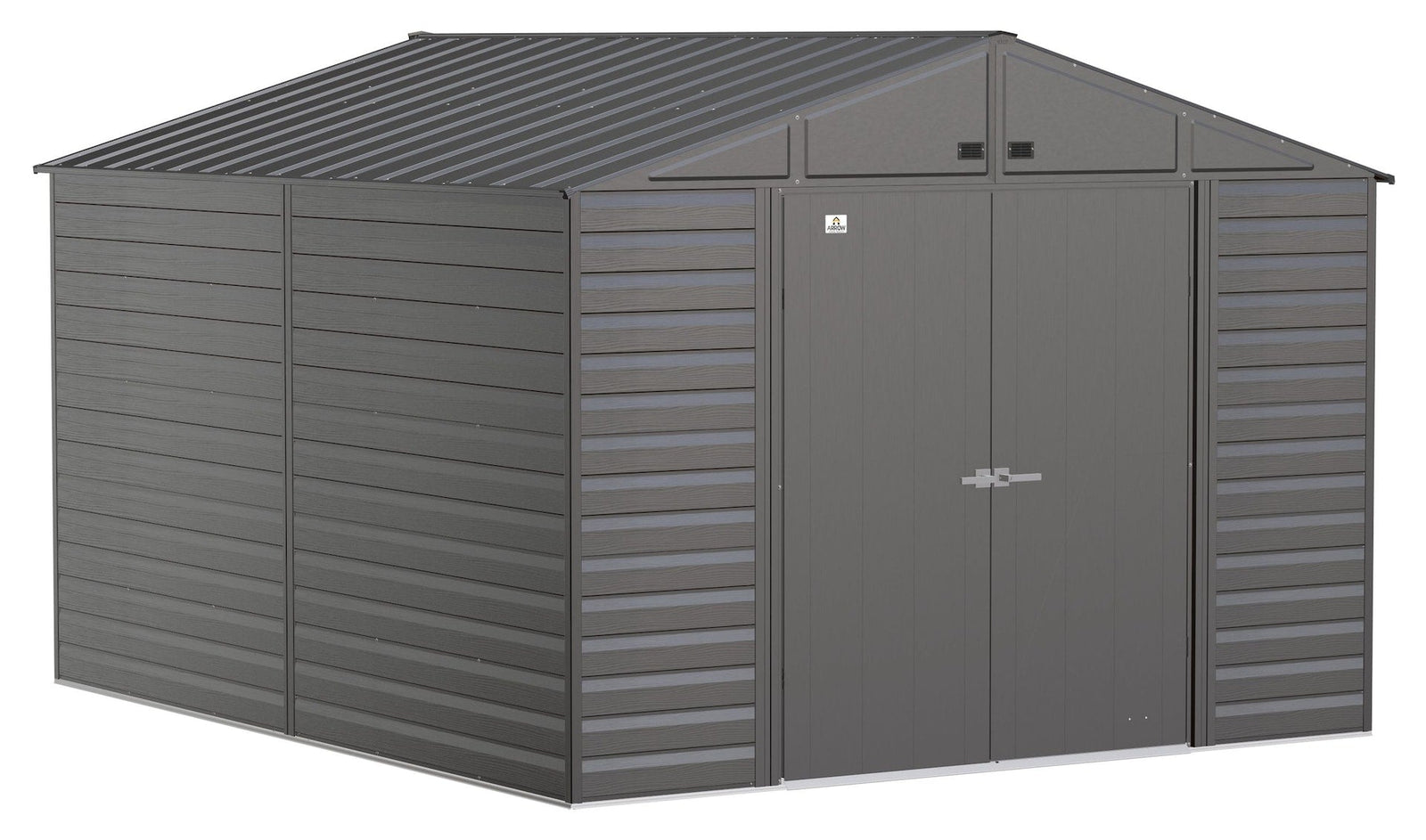 Select Galvanized Steel Storage Shed, Charcoal, 10-ft x 12-ft V6C0 - product image 1