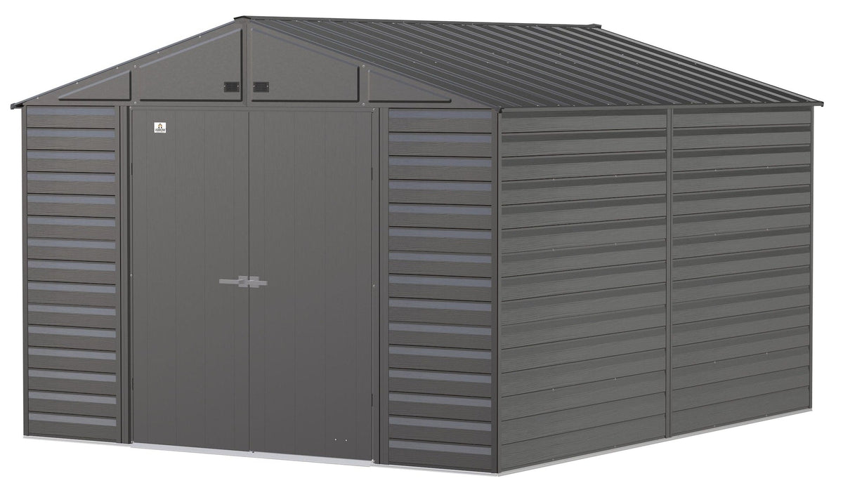 Select Galvanized Steel Storage Shed, Charcoal, 10-ft x 12-ft V6C0 - product image 3