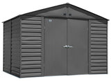 Select Galvanized Steel Storage Shed, Charcoal, 10-ft x 8-ft W9J0 - product image 1