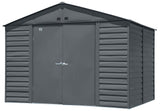 Select Galvanized Steel Storage Shed, Charcoal, 10-ft x 8-ft W9J0 - product image 3