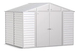 Select Galvanized Steel Storage Shed, Flute Grey, 10-ft x 8-ft K3L4 - product image 1