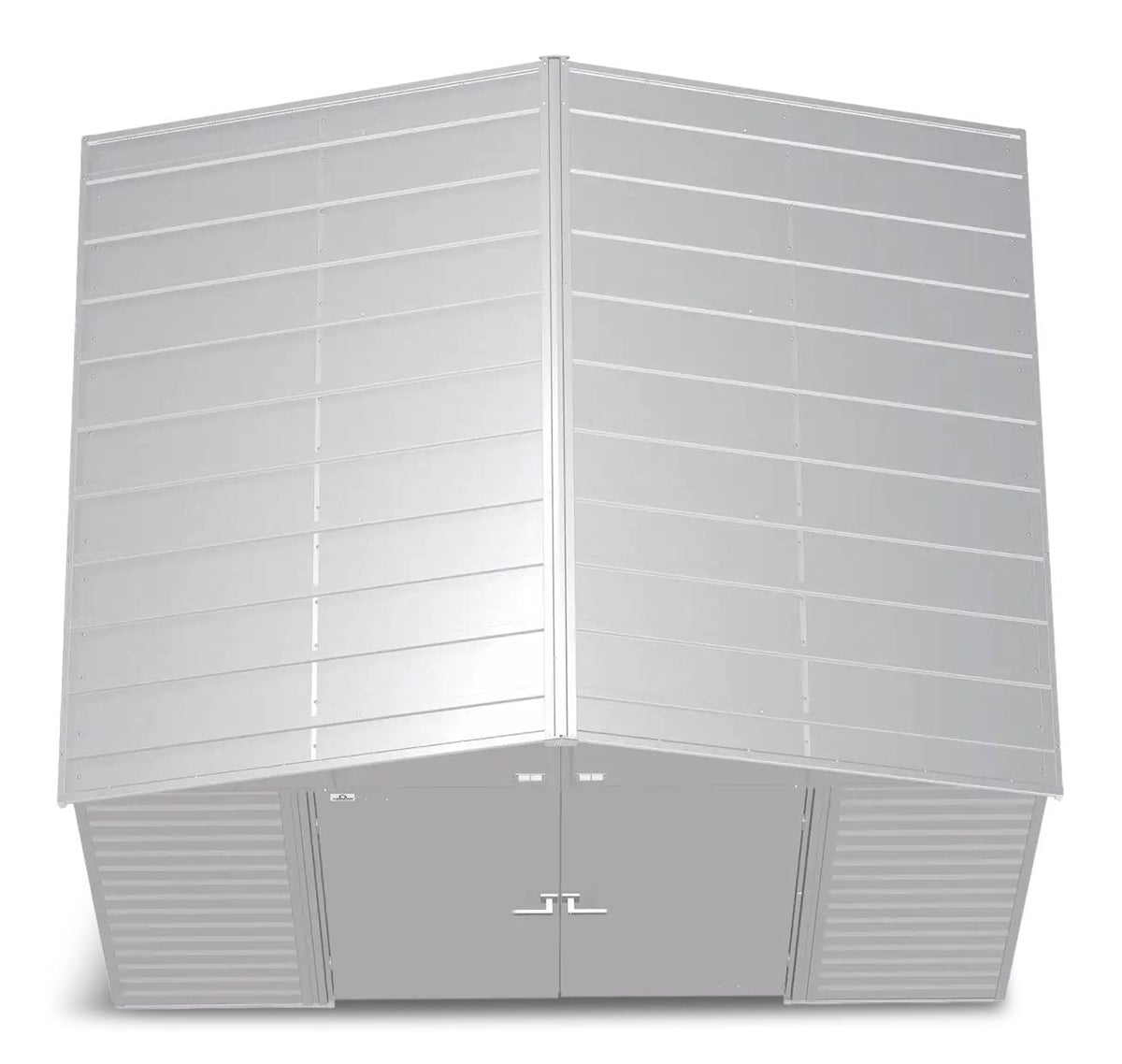 Select Galvanized Steel Storage Shed, Flute Grey, 10-ft x 8-ft K3L4 - product image 7