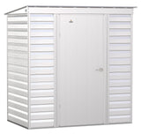 Select Galvanized Steel Storage Shed, Flute Grey, 6-ft x 4-ft E1I0 - product image 3