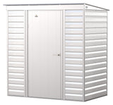 Select Galvanized Steel Storage Shed, Flute Grey, 6-ft x 4-ft E1I0 - product image 4