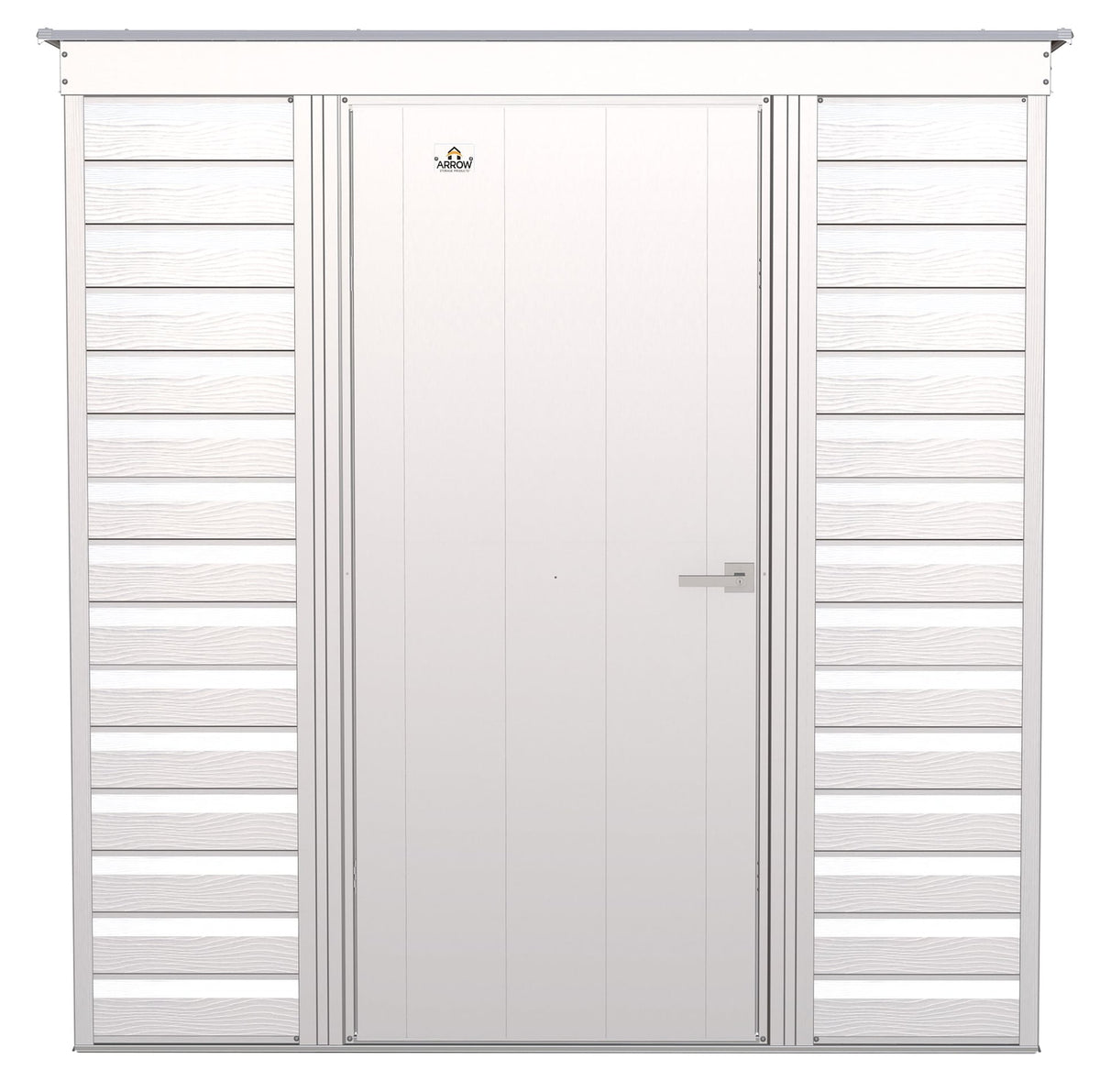 Select Galvanized Steel Storage Shed, Flute Grey, 6-ft x 4-ft E1I0 - product image 6