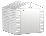 Select Galvanized Steel Storage Shed, Flute Grey, 8-ft x 8-ft J9H6 - product image 3