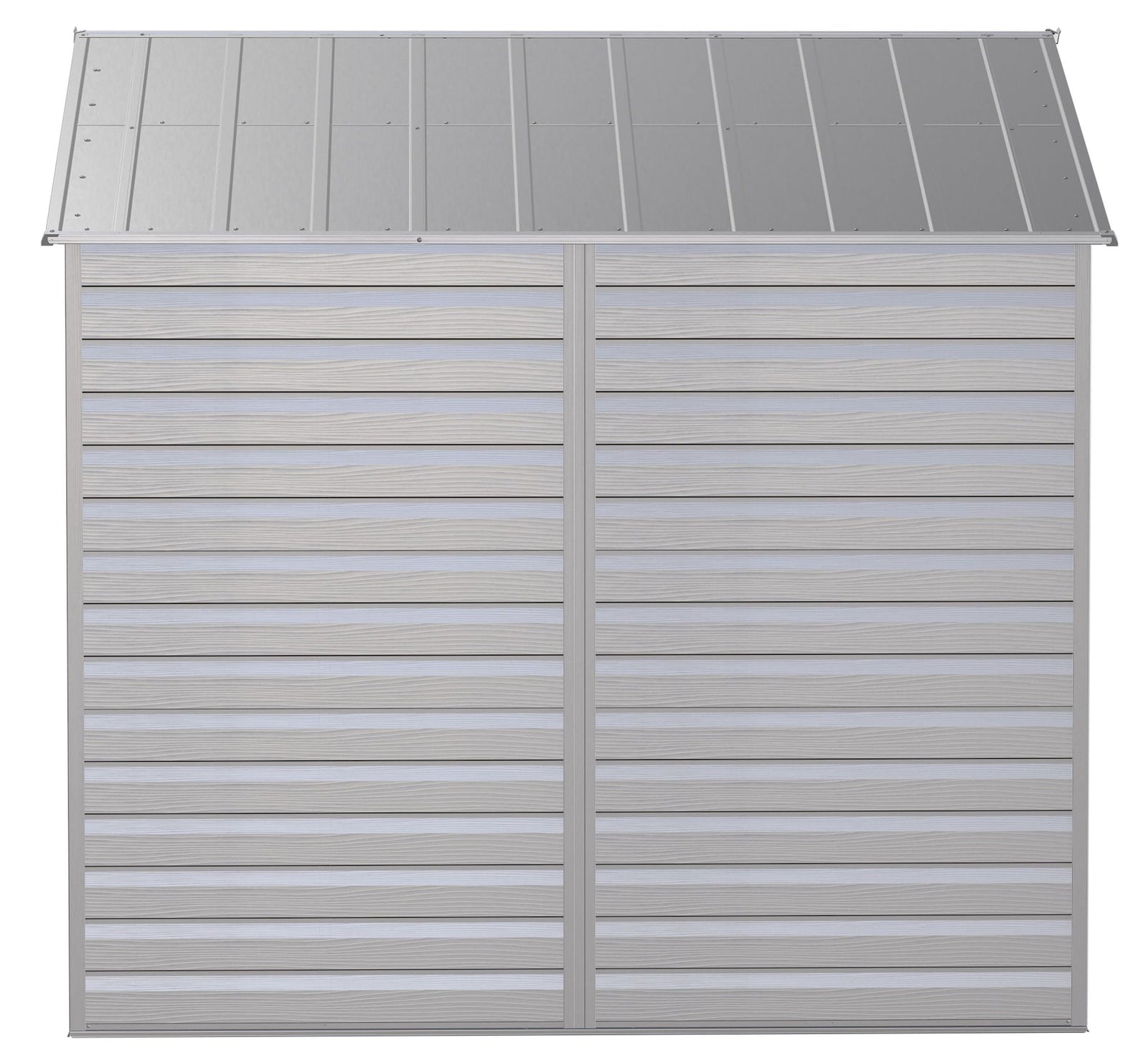 Select Galvanized Steel Storage Shed, Flute Grey, 8-ft x 8-ft J9H6 - product image 8