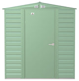 Select Galvanized Steel Storage Shed, Sage Green, 6-ft x 7-ft L9Y6 - product image 2