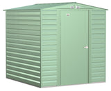 Select Galvanized Steel Storage Shed, Sage Green, 6-ft x 7-ft L9Y6 - product image 4