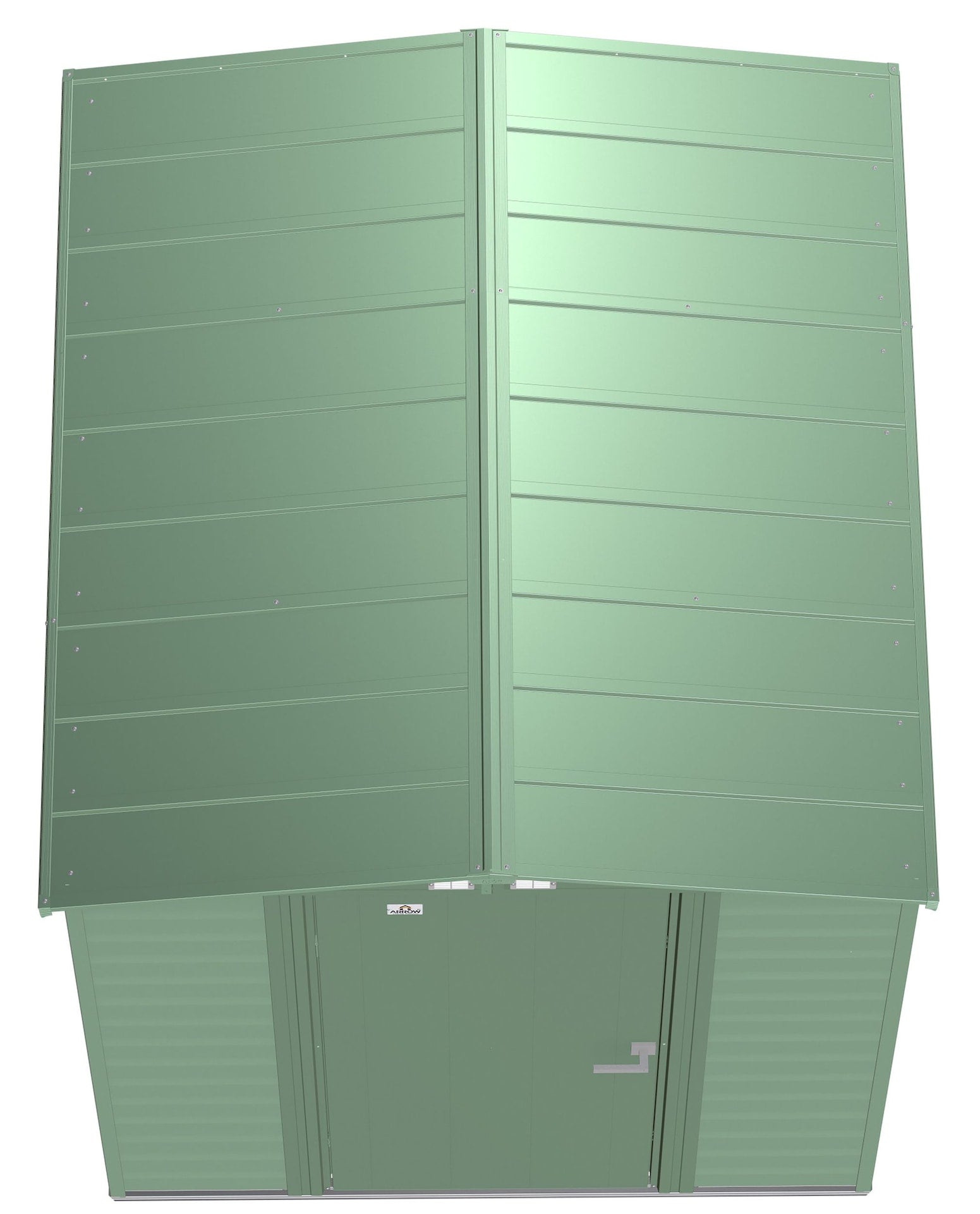 Select Galvanized Steel Storage Shed, Sage Green, 6-ft x 7-ft F5C6 - product image 5