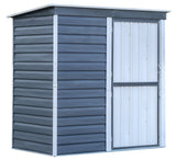 Shed-in-a-Box Steel Storage Shed, Charcoal/Cream, 6-ft x 4-ft H4Q7 - product image 1
