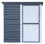 Shed-in-a-Box Steel Storage Shed, Charcoal/Cream, 6-ft x 4-ft H4Q7 - product image 2