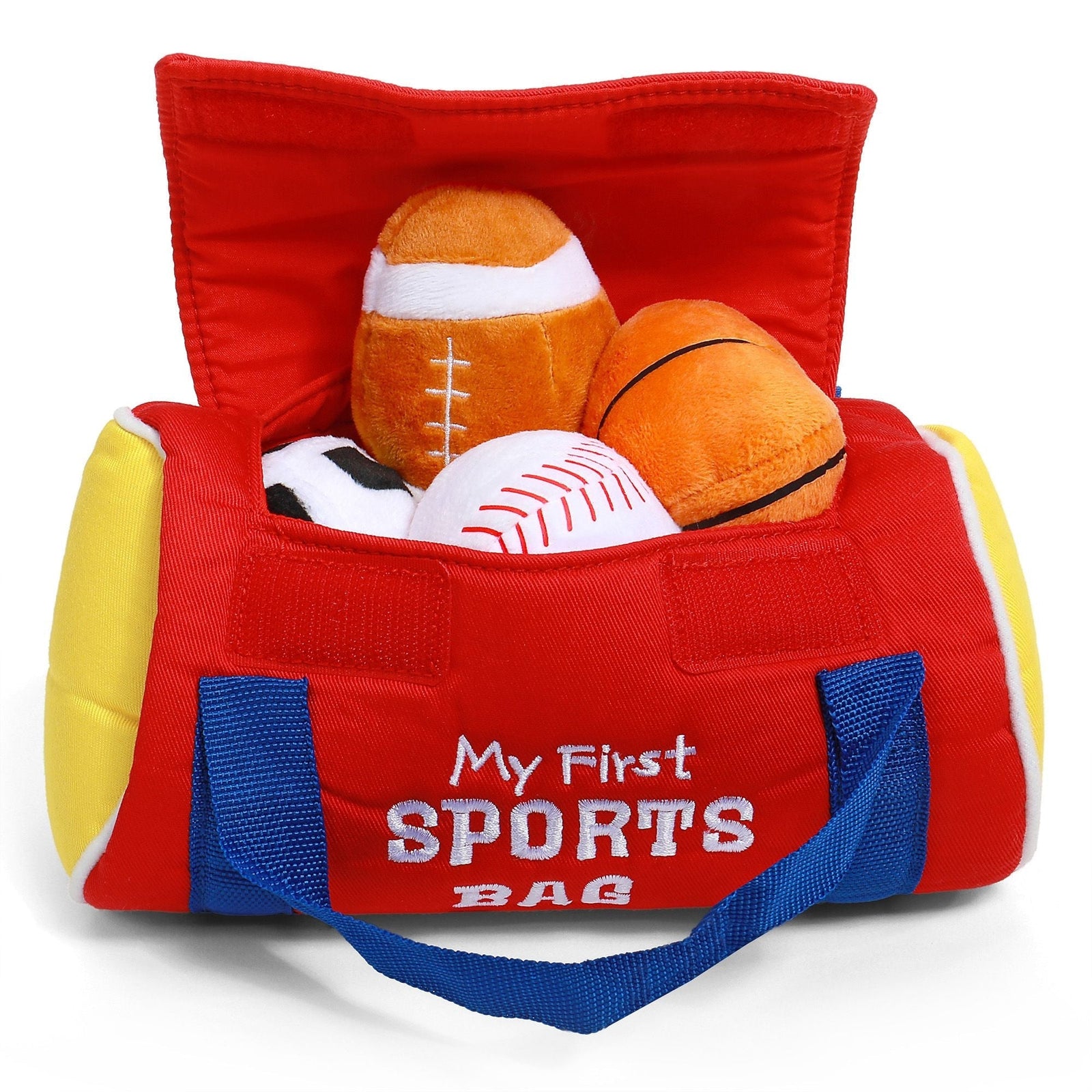 Baby GUND My First Sports Bag Stuffed Plush Playset, Baby Gift Toys, 8-in J0T4 - product image 1