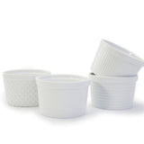 Textured Ramekin Set, 12-oz, White, 4-pc S4J5 - product image 1