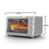 Crisp 'N bake 6-Slice Air Fryer Toaster Oven, Stainless Steel, 5 Cooking Functions C8Q9 - product image 4