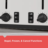 Extra Wide Slots Toaster with 7 Settings, 4-Slices H7S6 - product image 6