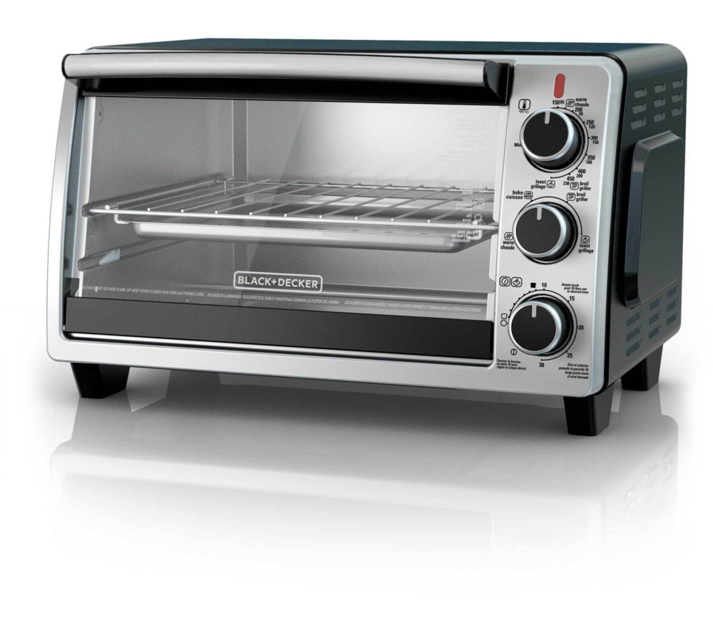 Toaster Oven with 4 Functions, Stainless Steel, 6-Slices M9W4 - product image 1