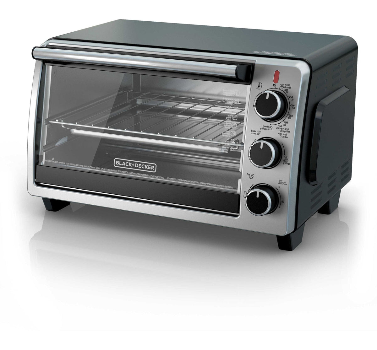 Toaster Oven with 4 Functions, Stainless Steel, 6-Slices M9W4 - product image 2