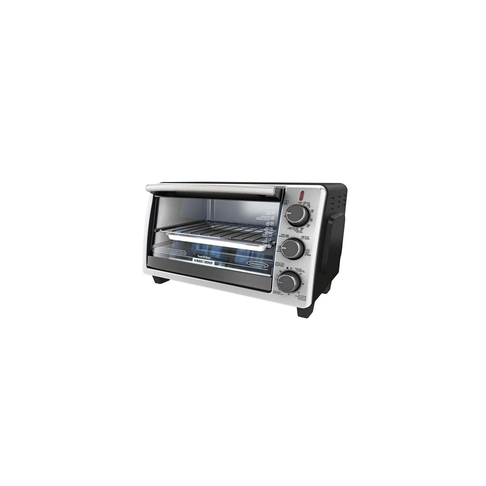 Toaster Oven with 4 Functions, Stainless Steel, 6-Slices M9W4 - product image 5