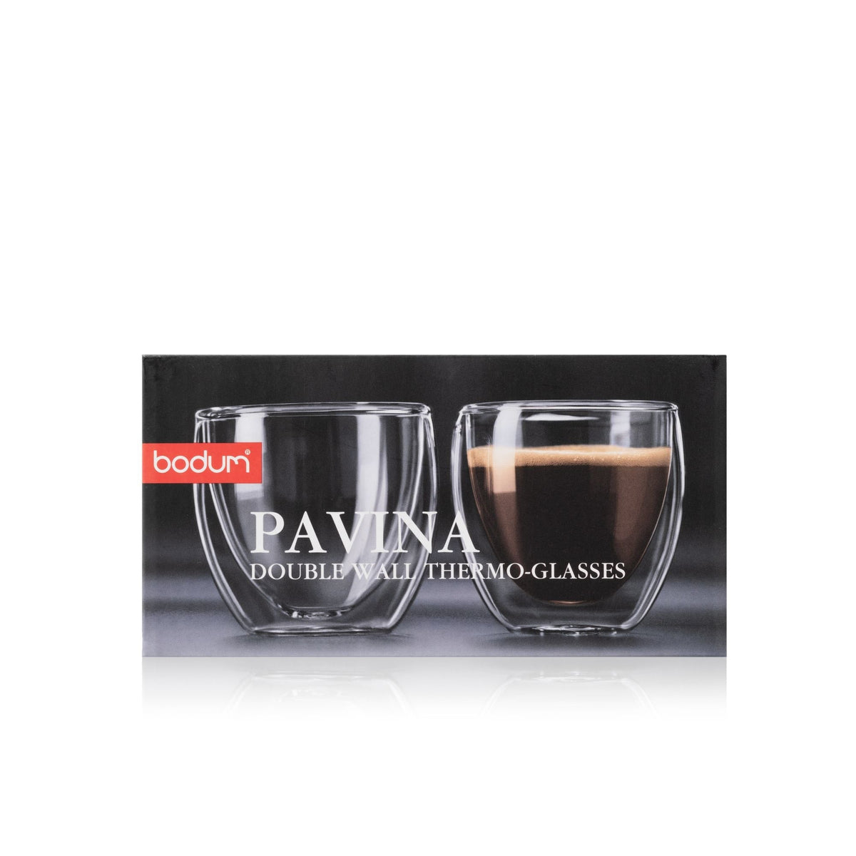 Double Wall Clear Glass Mugs, 2.7-oz, 2-pk Y4S3 - product image 1