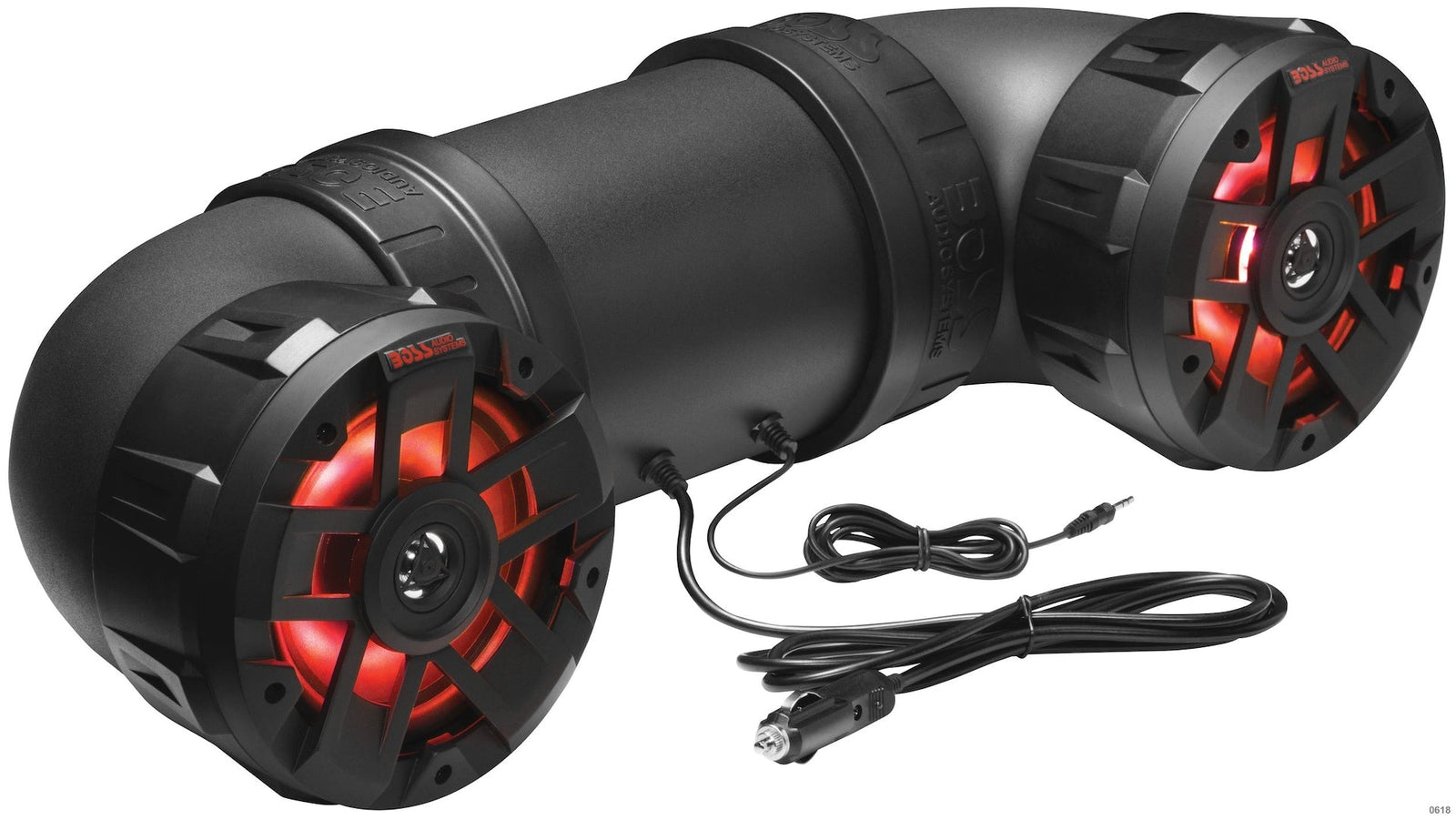 Audio ATV65BRGB All Terrain Powersport Sound System/Speakers, Built-In Amplifier/Bluetooth for ATV/UTV, Black X8I7 - product image 1