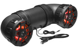 Audio ATV65BRGB All Terrain Powersport Sound System/Speakers, Built-In Amplifier/Bluetooth for ATV/UTV, Black X8I7 - product image 2