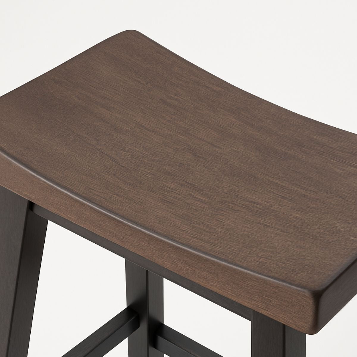 Arnold Oak/Dark Grey Counter/Bar Stool with Back Rest, 2-pc L9O8 - product image 2