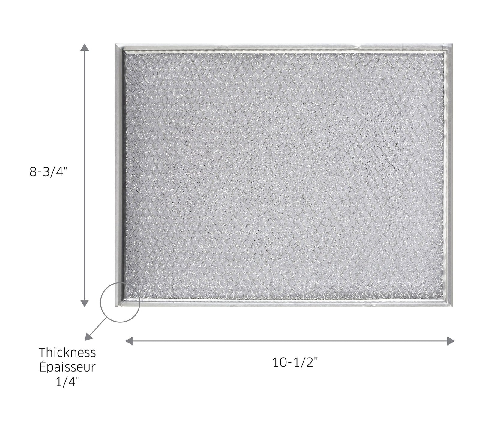 BP29 Aluminum Grease Replacement Filter for BU2, BU3 & NuTone NU Series Range Hoods M0A3 - product image 2