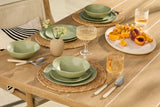 Everyday Dinnerware Set, BPA-Free, Sage Green, 12-pk P7S9 - product image 2