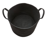 Finn Woven Cotton Rope Storage Basket, Black O6M8 - product image 1