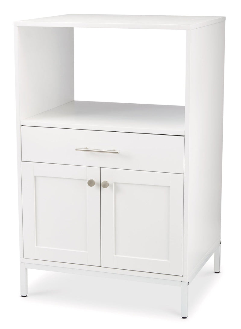 Lawson Console Microwave Stand, White C9I9