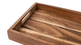 Rectangular Wood Serving Tray with Round Handles, 18-in X3Z9 - product image 3