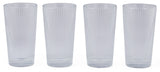 Ribbed High Ball Glass Set, Lead-free, 4-pc Y0F2 - product image 4