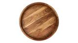Round Wood Serving Tray with Cut-Out Handles, 16-in R8Z7 - product image 3
