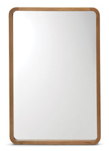 Springside Pearwood Rectangular Wall Mirror, Brown, 24 x 36-in I2X2 - product image 1
