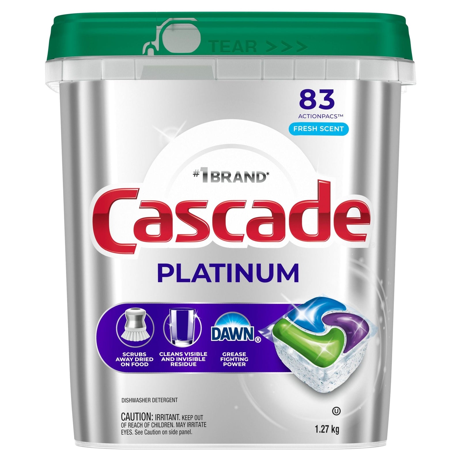 Platinum ActionPacs Fresh Dishwasher Pods, 83-ct G0Q5 - product image 1