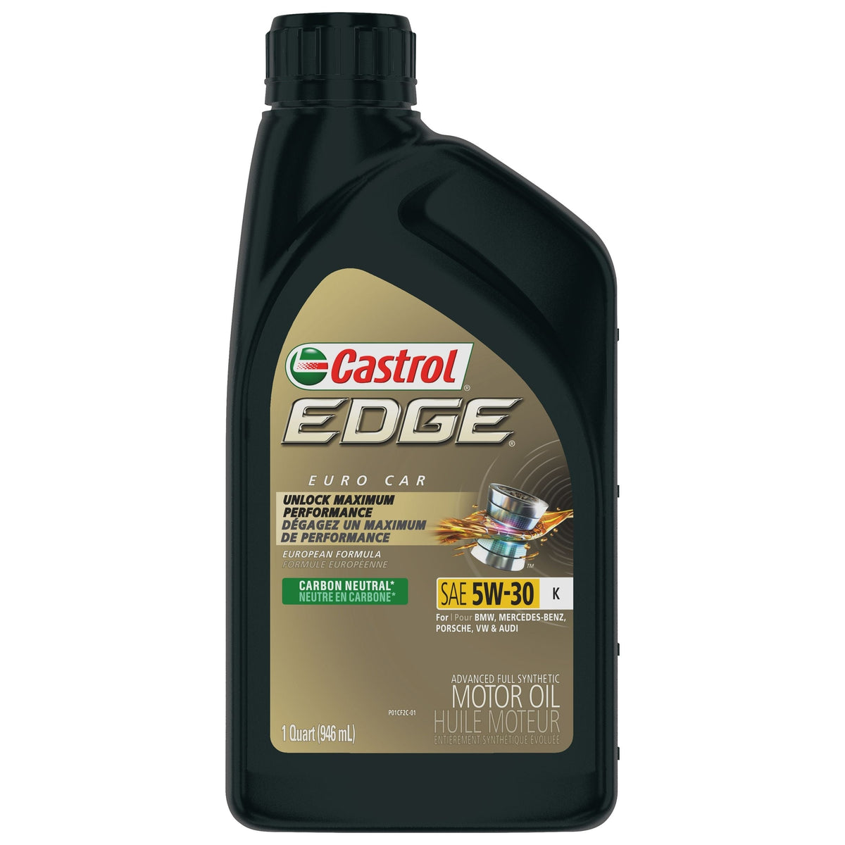 EDGE Euro K 5W30 Advanced Synthetic Engine/Motor Oil, 946-mL D2A8 - product image 1